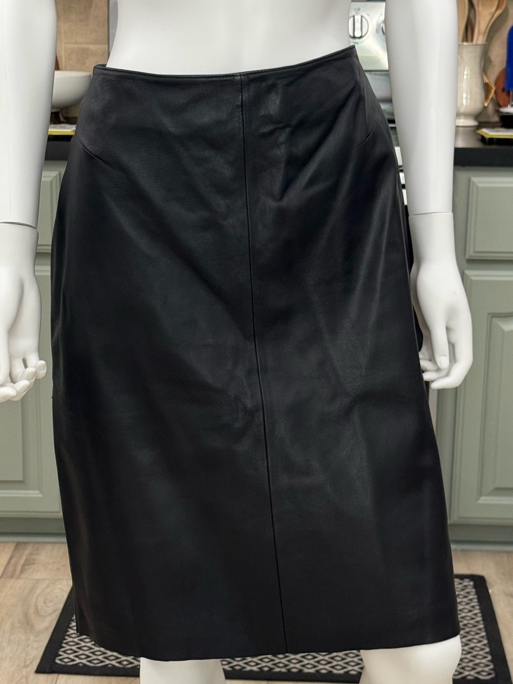 𝙒𝙞𝙡𝙨𝙤𝙣'𝙨 𝙇𝙚𝙖𝙩𝙝𝙚𝙧 Black Skirt Genuine Leather Pencil Skirt Women’s Size 12